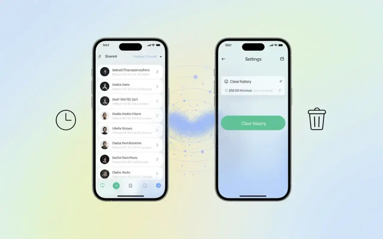 how to clear shareit history